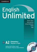 English Unlimited Elementary Teacher's Book with DVD-ROM