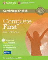 Complete First for Schools Workbook with Answers & Audio CD